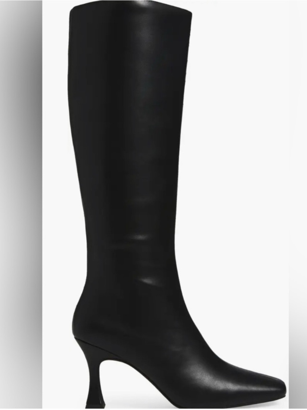 Jeffrey Campbell Checkmate Knee High Boot Black